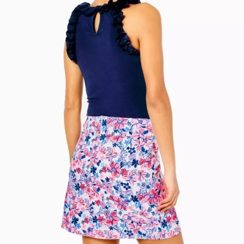 LILLY PULITZER Jonas High Waist Skort Womens 8 Resort White Party Like a Lobstar - Picture 4 of 16